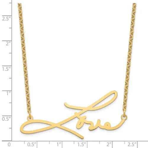 Sterling Silver/Gold-plated Signature Necklace