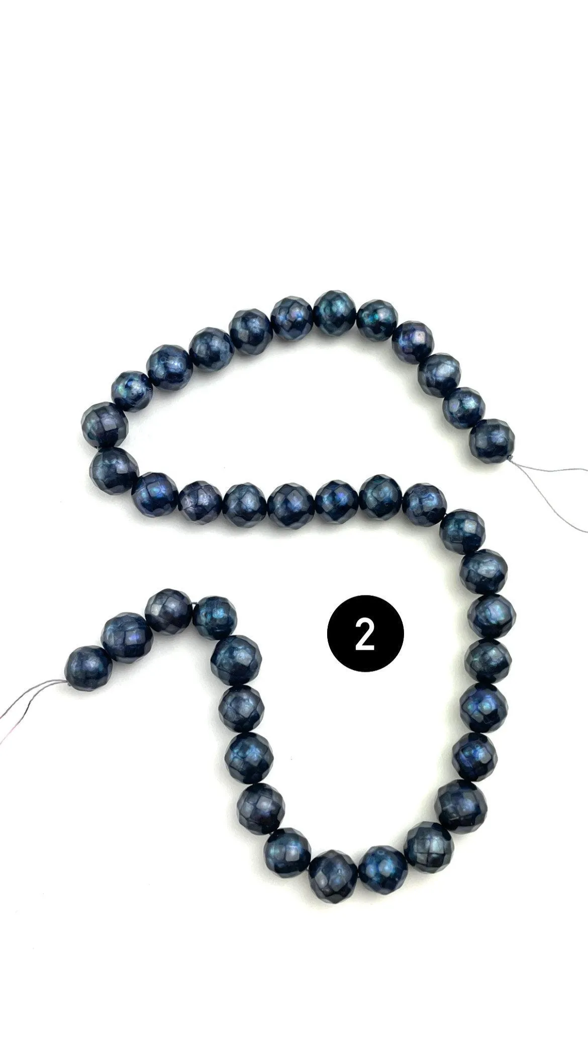 Stunning Edison enhanced pearl strands, SKU# 3044