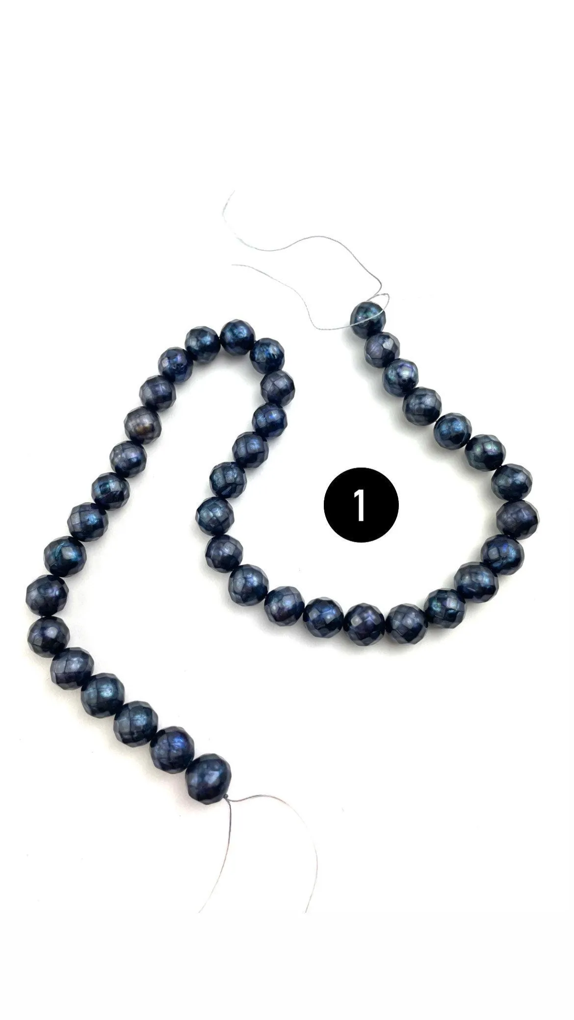 Stunning Edison enhanced pearl strands, SKU# 3044