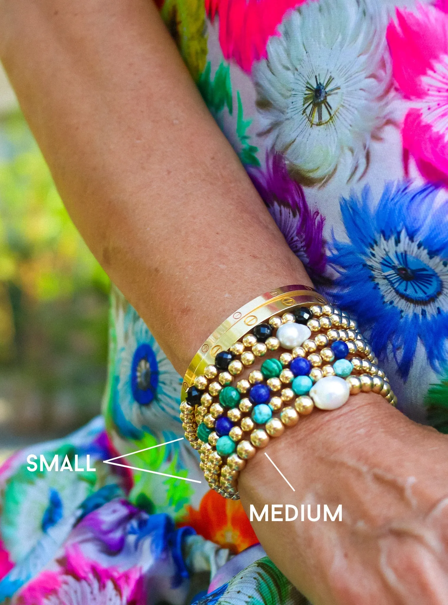 Styled Set: Three 925 Silver Pearl Bracelets