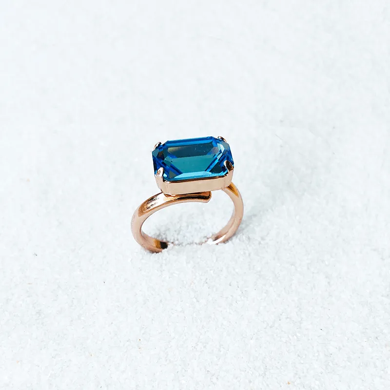 Tash Blue Swarovski Ring