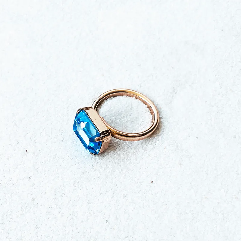 Tash Blue Swarovski Ring