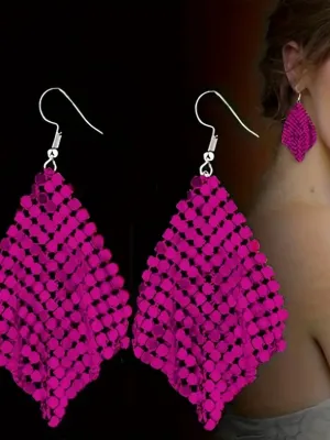 Tassel Curtain Earrings Multiple Colours
