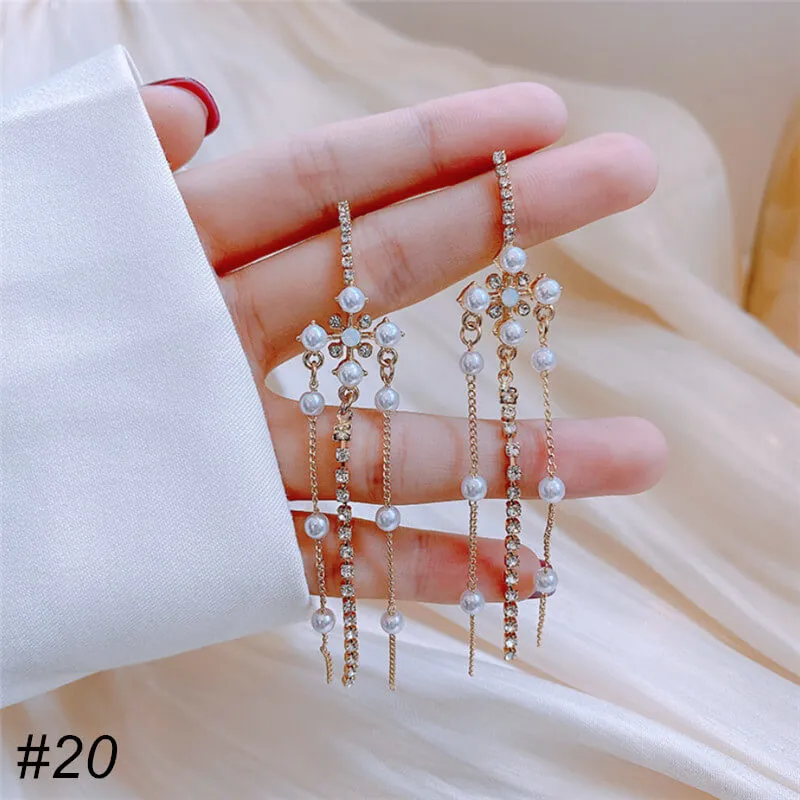 Tassel Pearl Earrings