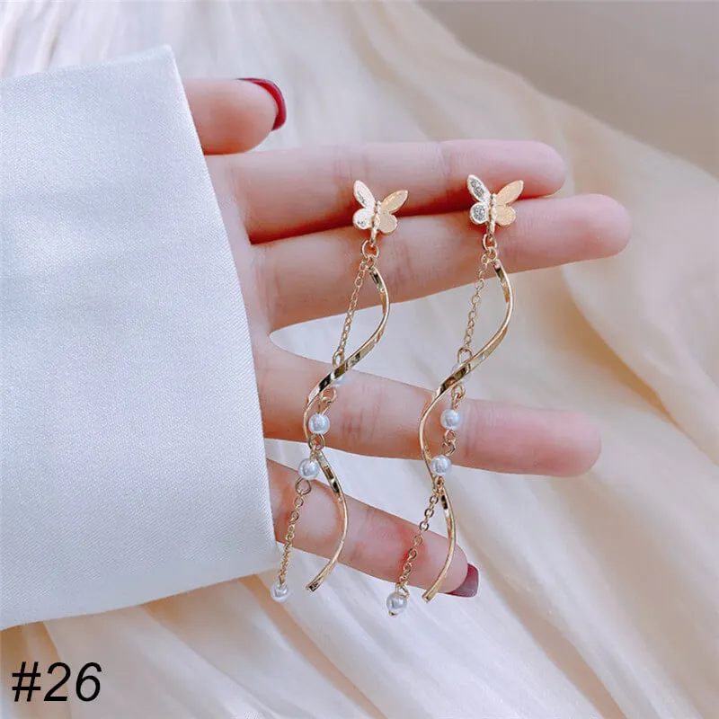 Tassel Pearl Earrings