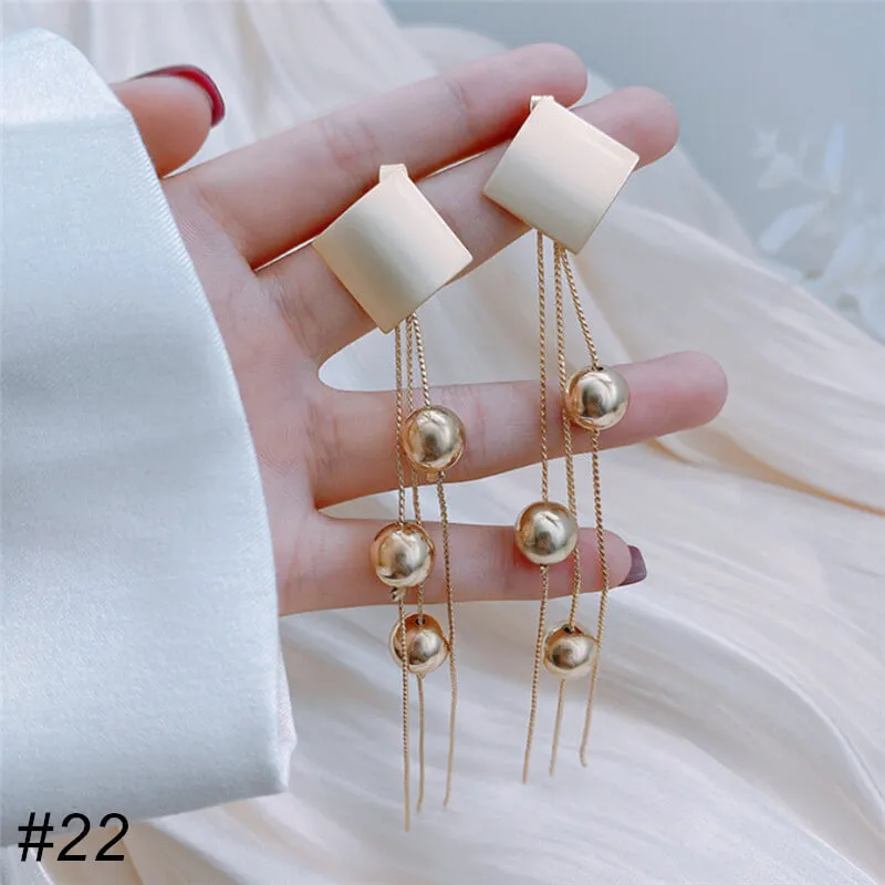 Tassel Pearl Earrings