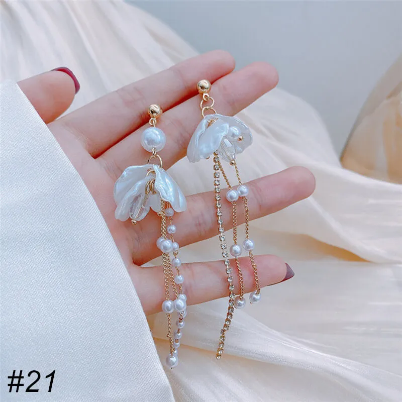 Tassel Pearl Earrings