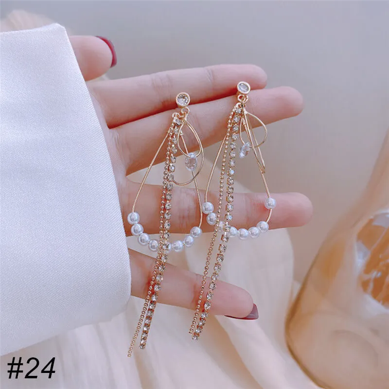 Tassel Pearl Earrings