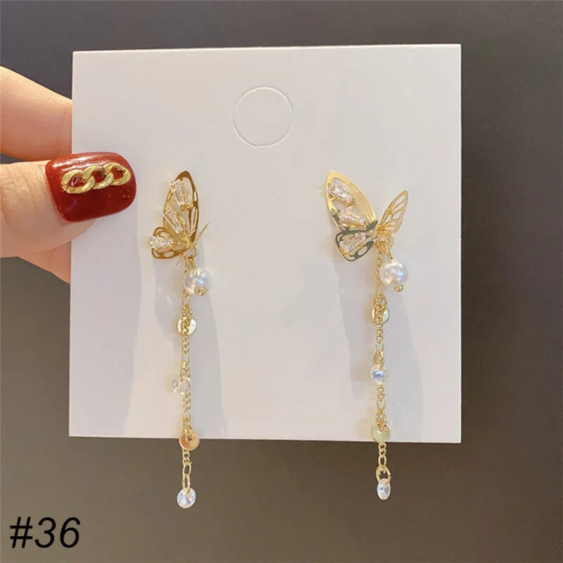 Tassel Pearl Earrings