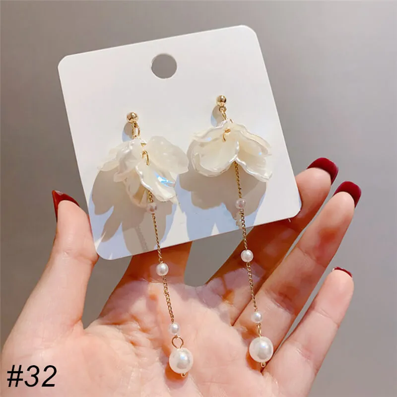 Tassel Pearl Earrings