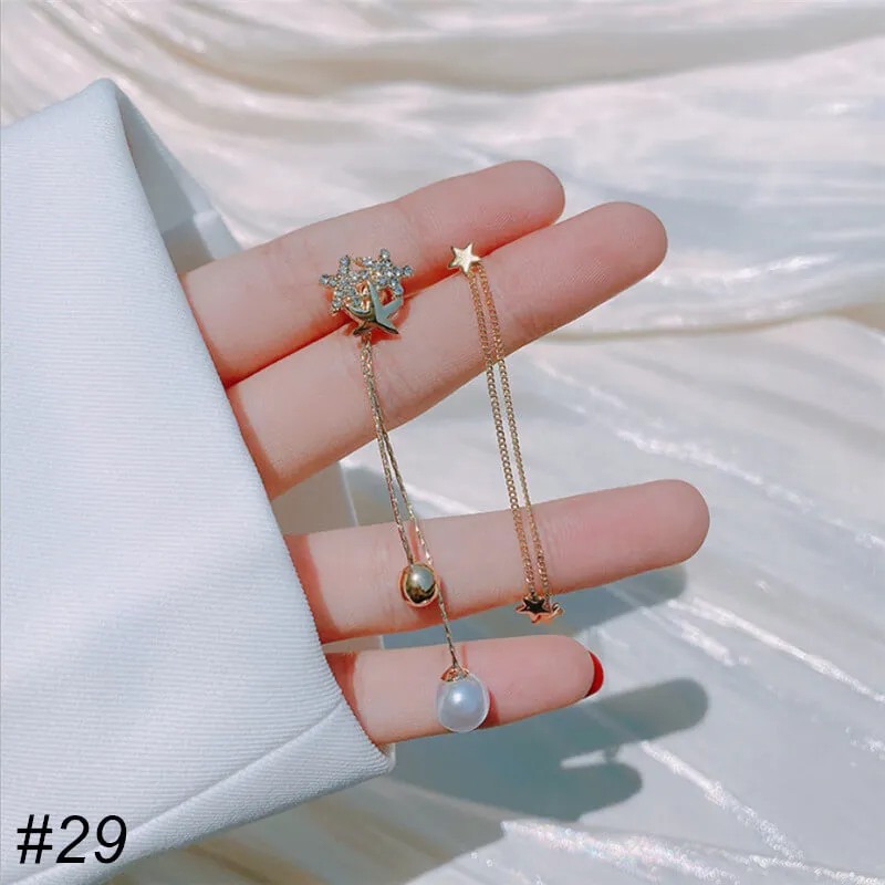 Tassel Pearl Earrings