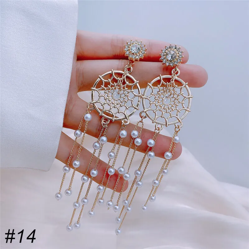 Tassel Pearl Earrings