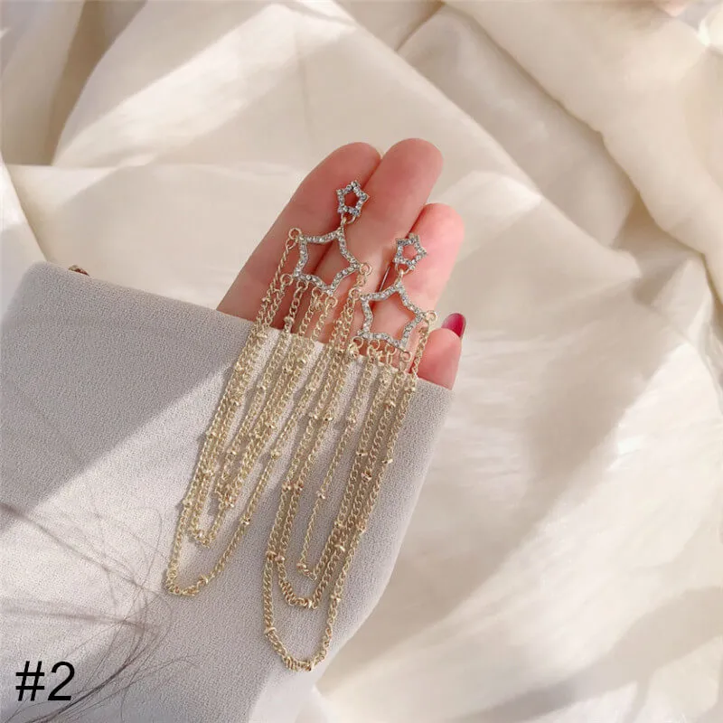 Tassel Pearl Earrings
