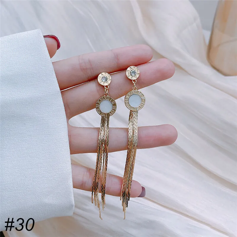 Tassel Pearl Earrings
