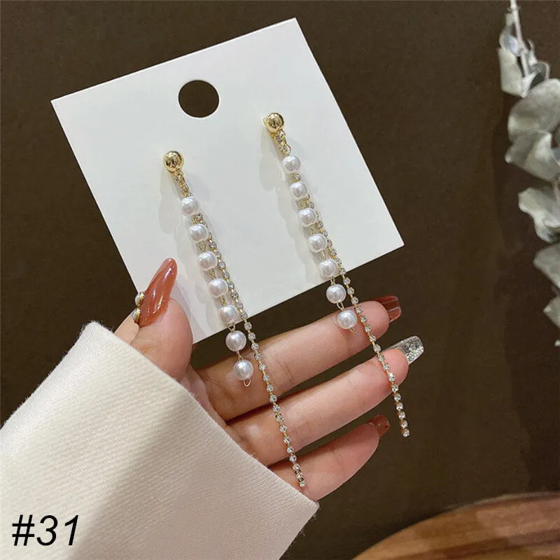 Tassel Pearl Earrings