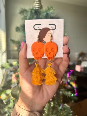 Tassel Skulls - Orange
