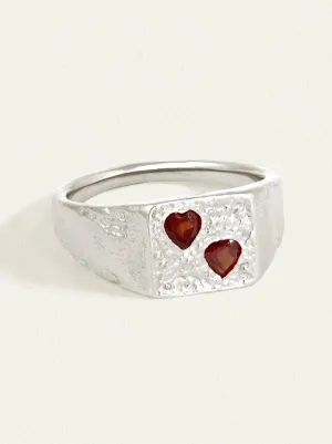 Temple of the Sun - Venus Signet Ring - Silver