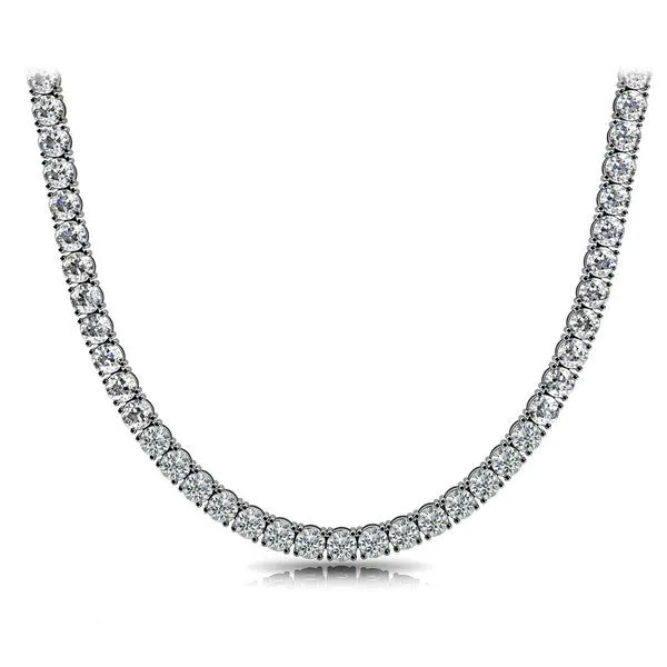 Tennis lab grown diamond Necklace