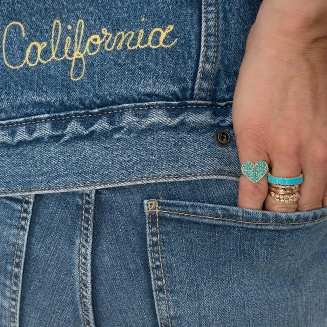 The Ashleigh Bergman Collective x Ariel Gordon Jewelry Turquoise Heart Signet Ring