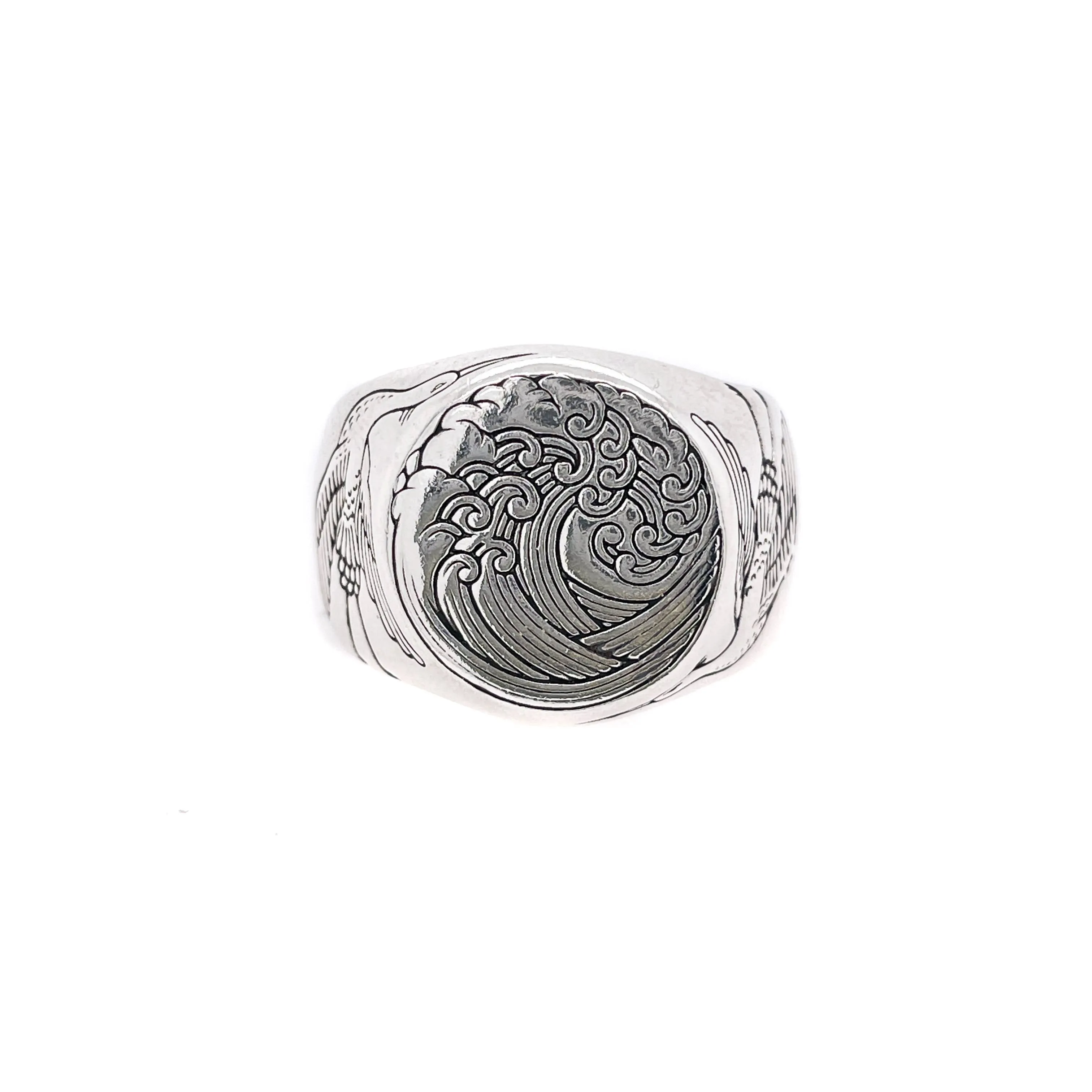 The Great Wave Signet Ring