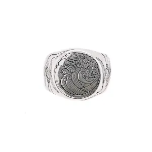 The Great Wave Signet Ring