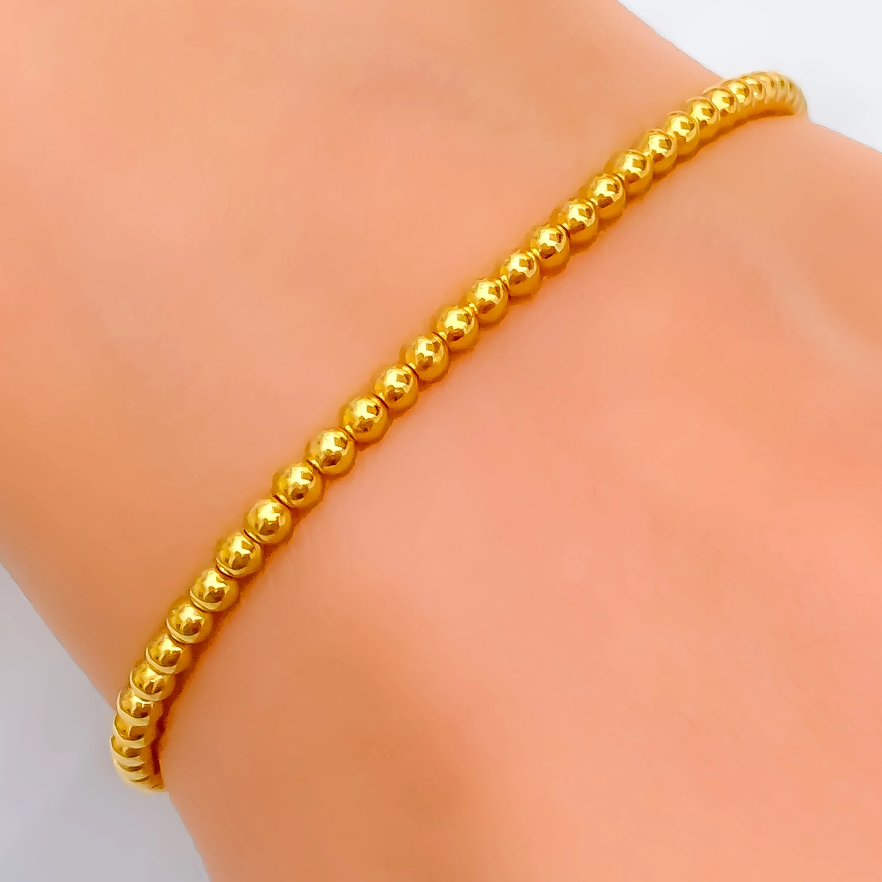 Timeless Imperial Diamond   18k Gold Flexi Bangle Bracelet