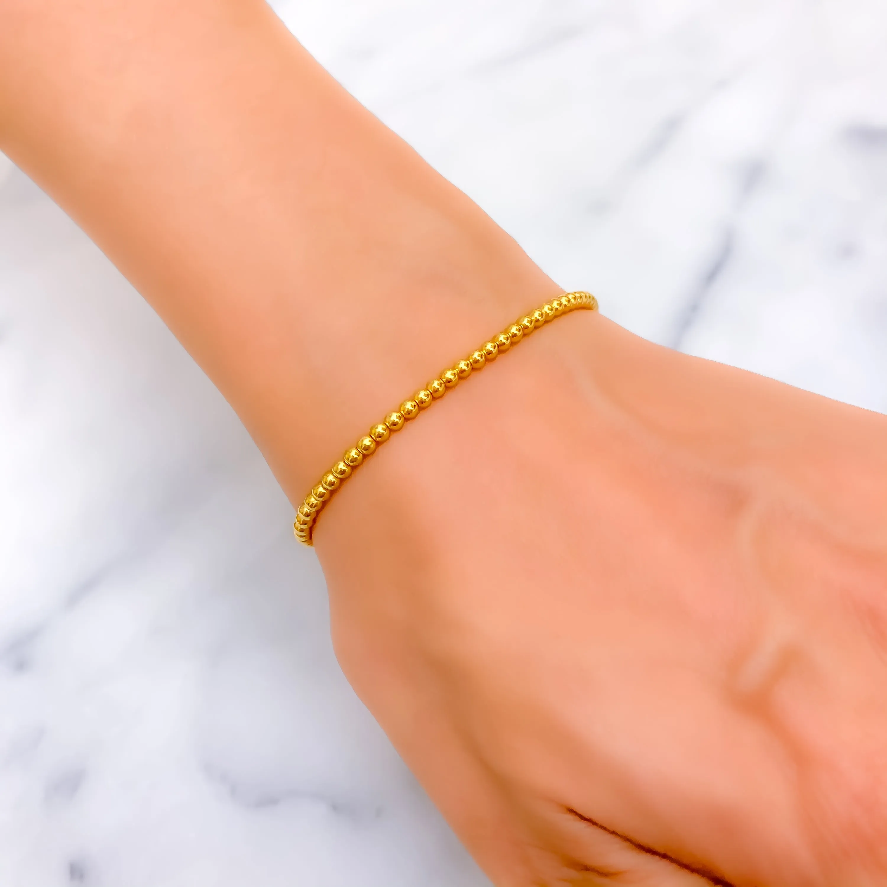 Timeless Imperial Diamond   18k Gold Flexi Bangle Bracelet