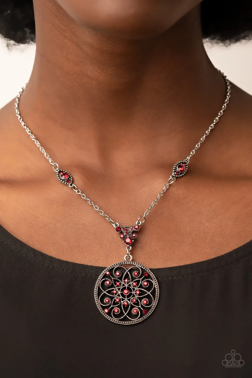 TIMELESS Traveler Red Paparazzi Necklace