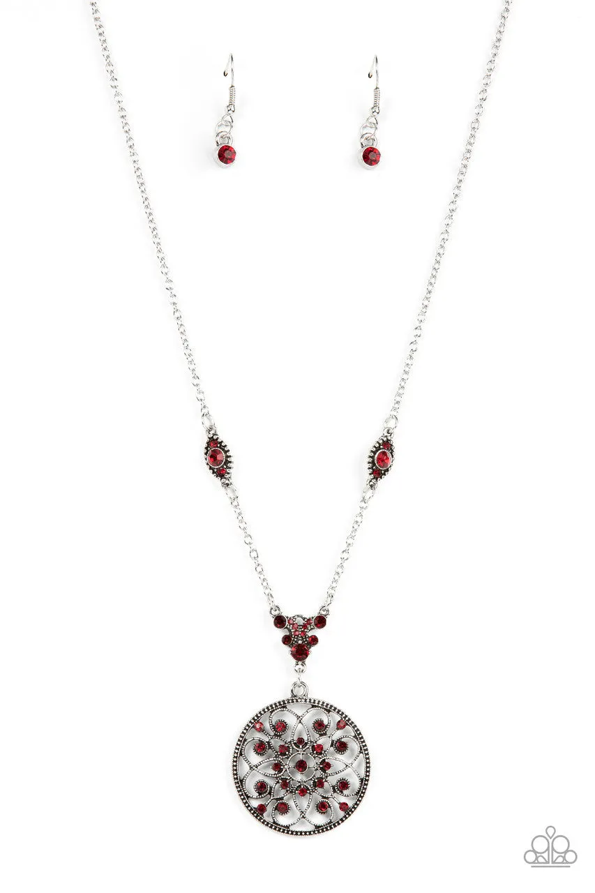 TIMELESS Traveler Red Paparazzi Necklace