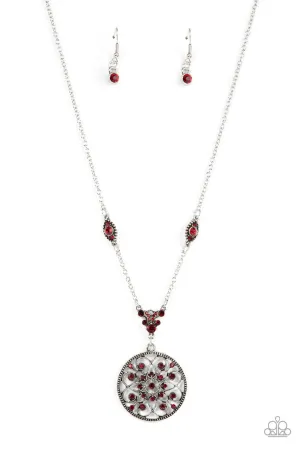 TIMELESS Traveler Red Paparazzi Necklace