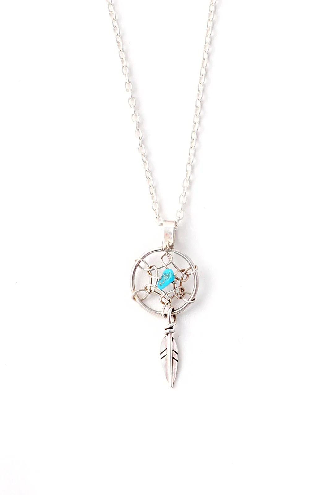 Tiny Navajo Dream Catcher Pendant