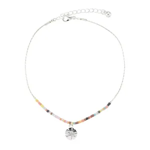 Tiny Pastel Seedbead Animal Charm Anklet