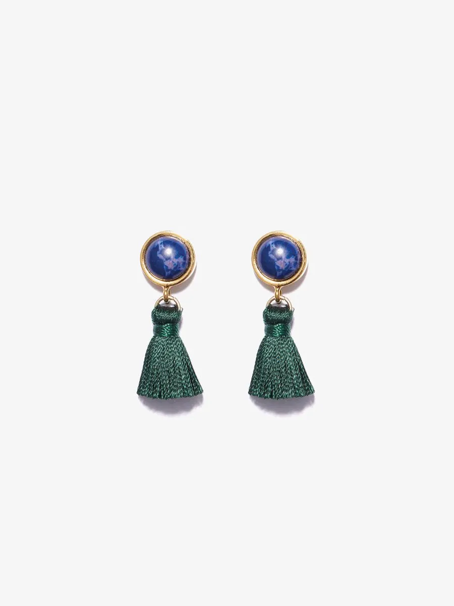 tiny tassel earrings