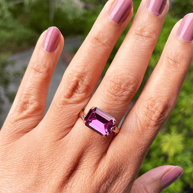 Tish Pink Swarovski Ring