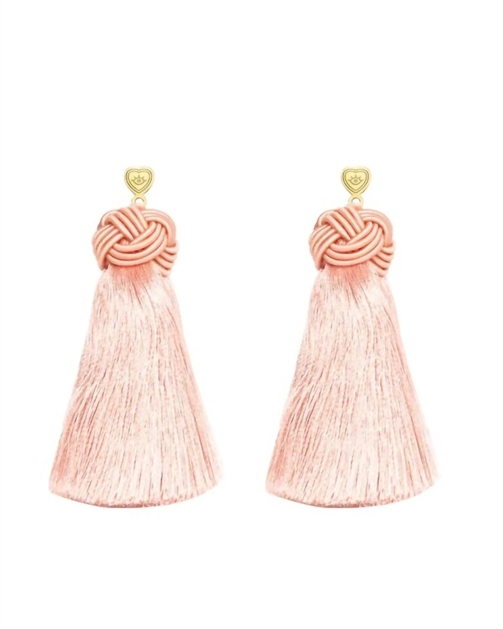 Top Knot Earrings in Pink | Pink