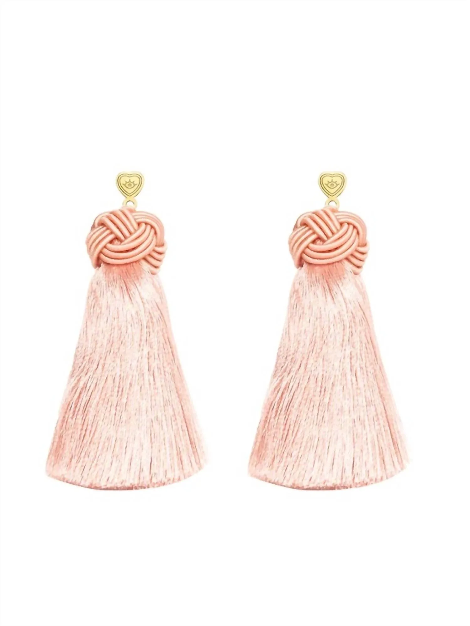 Top Knot Earrings in Pink | Pink
