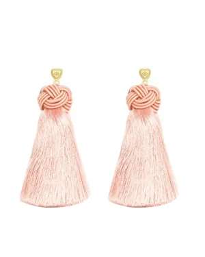 Top Knot Earrings in Pink | Pink