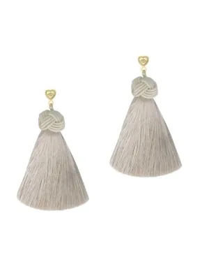 Top Knot Earrings in Sand | Sand