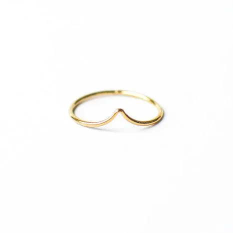 Trendolla Sterling Silver Highs And Lows Ring Wave Ring