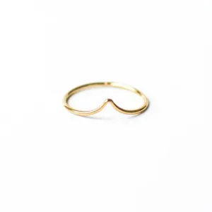 Trendolla Sterling Silver Highs And Lows Ring Wave Ring