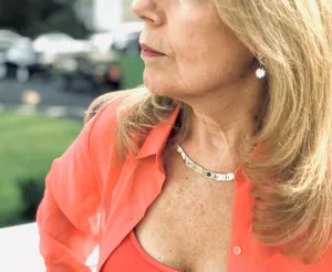Tri-color choker Necklace