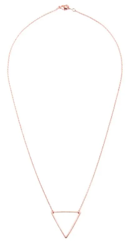 Triangular Pendant Necklace
