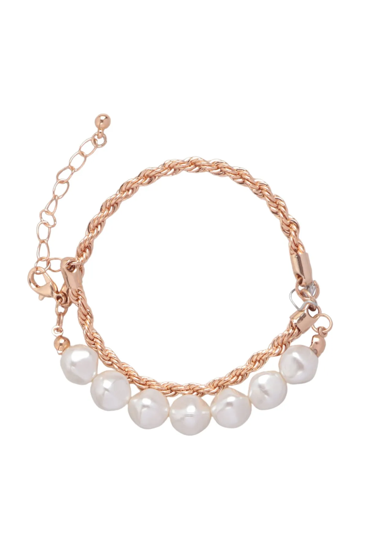 TWISTED CHARM PEARL BRACELET
