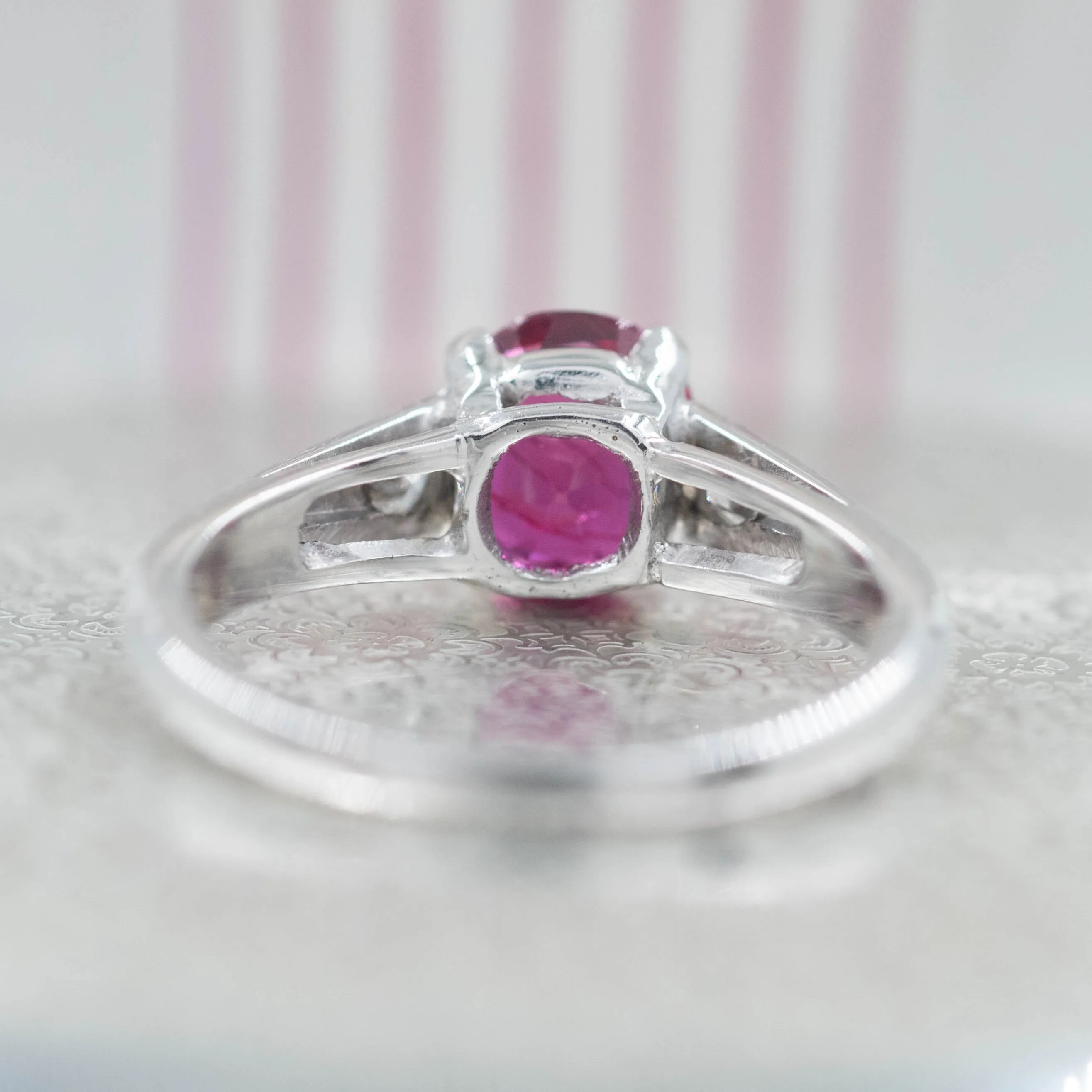 Unheated Ruby Solitaire