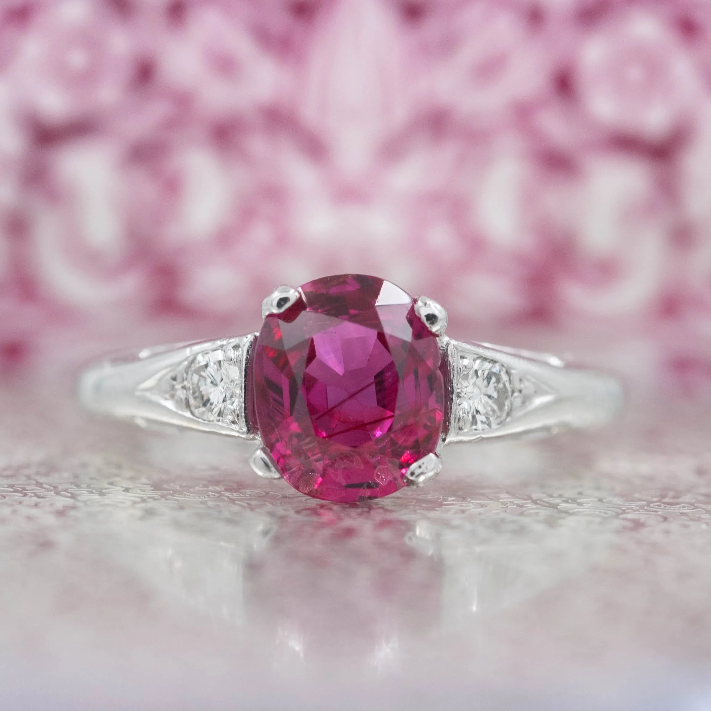 Unheated Ruby Solitaire
