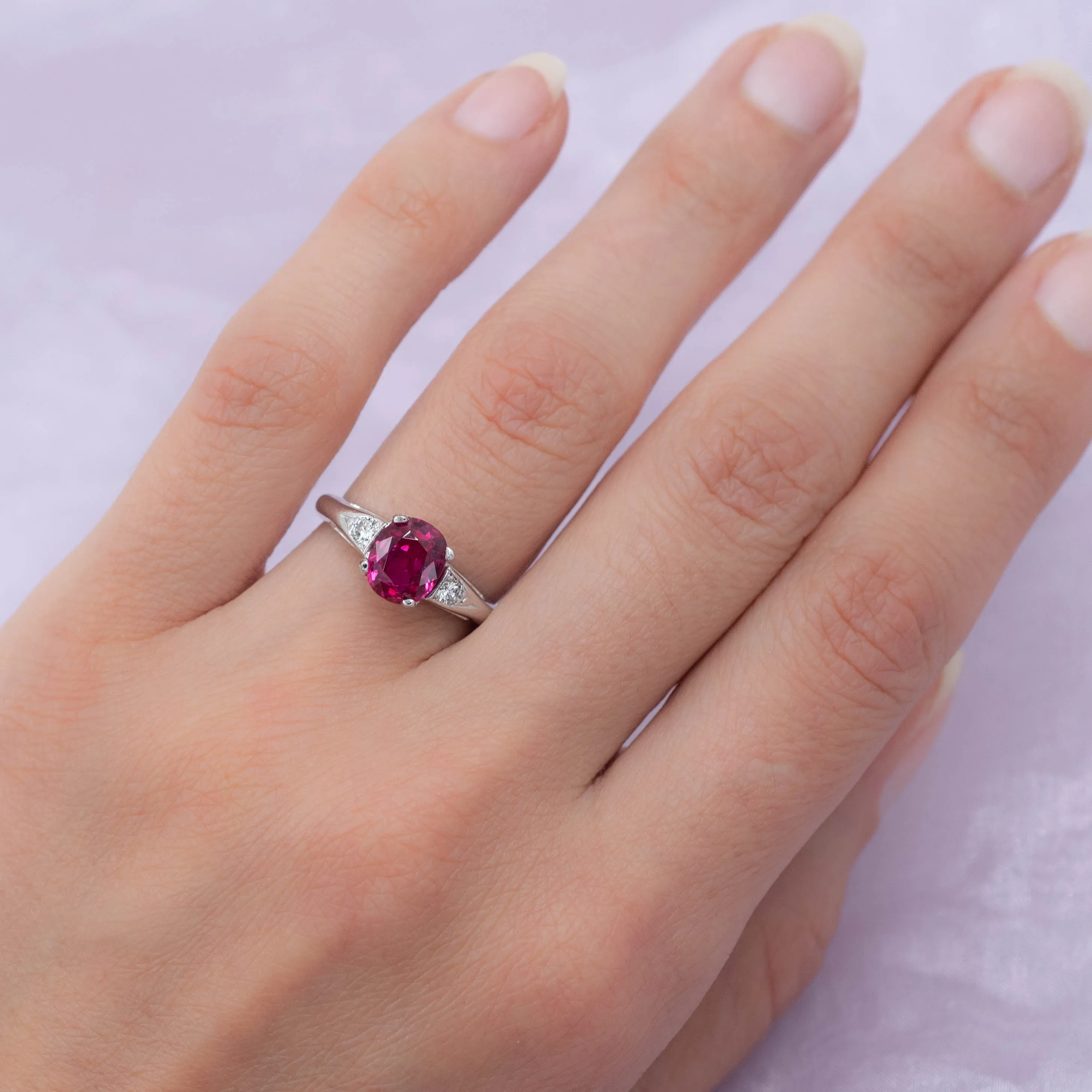 Unheated Ruby Solitaire