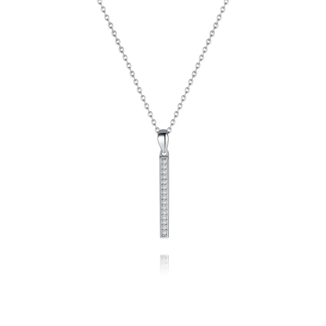 Vertical Pole Necklace The Comet Jewelry Set collection Designed by Tanin