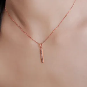 Vertical Pole Necklace The Comet Jewelry Set collection Designed by Tanin