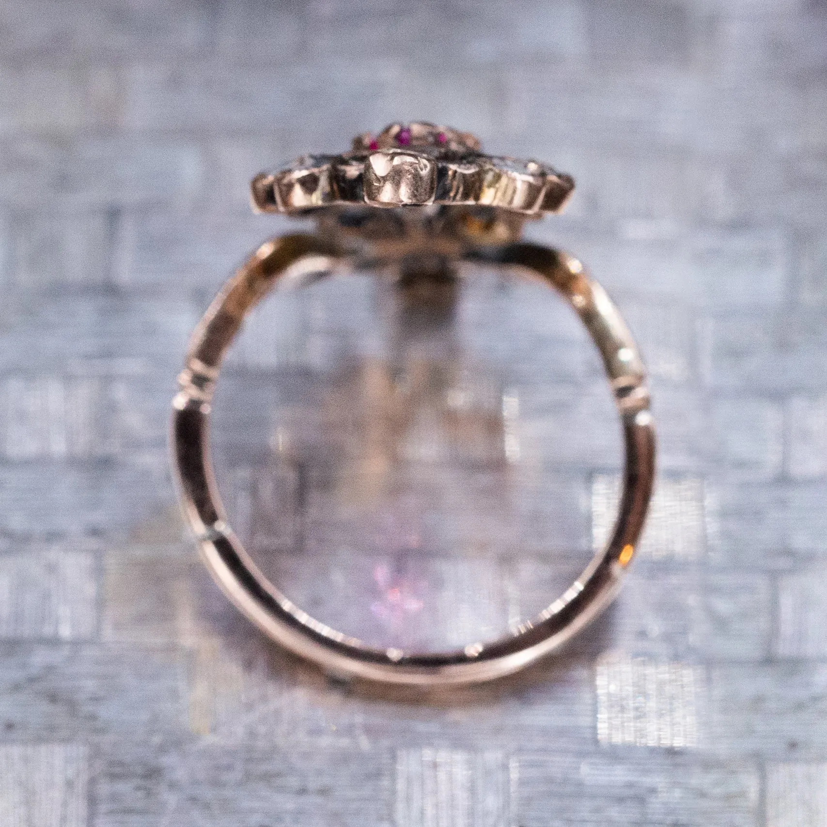 Victorian Diamond & Ruby Ring