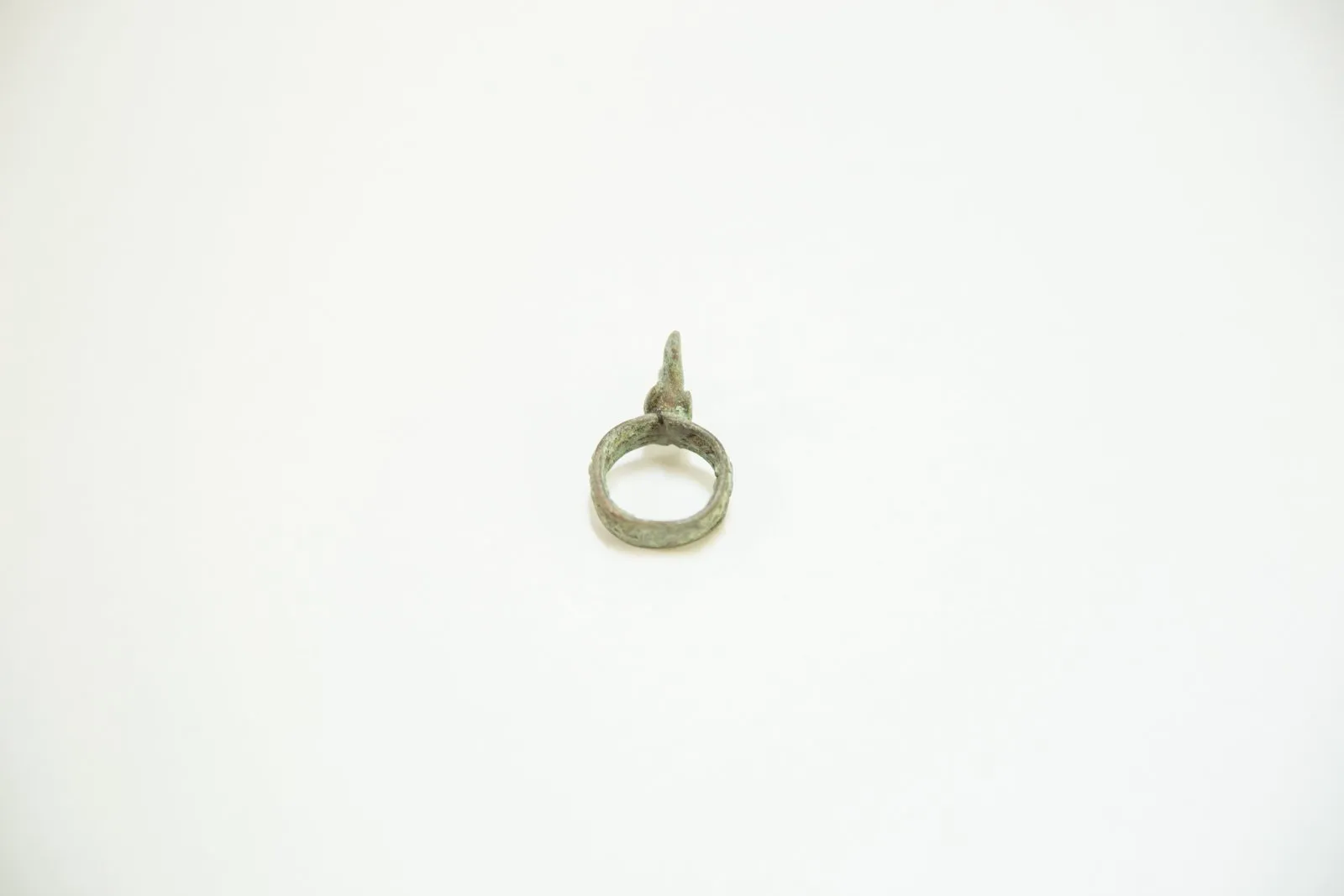 Vintage African Bronze Rooster Ring